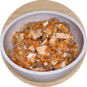 alimento comida natural perros de pavo