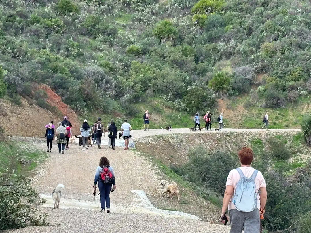 senderismo con perros ruta lago tortugas Marbella