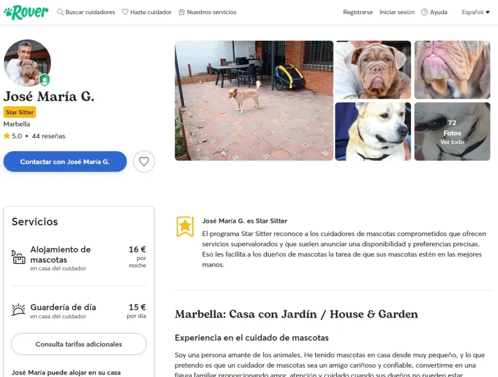 Guardería canina - Rover